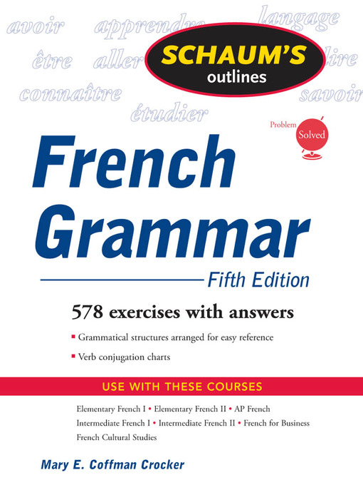 Title details for French Grammar by Mary Crocker - Available